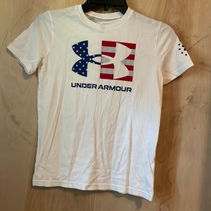 Boys America Under Armour Tee